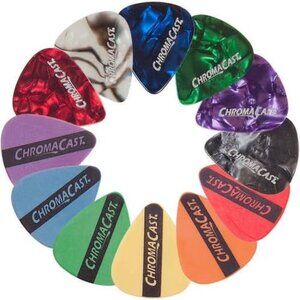 Brand New ChromaCast 12-Pack Guitar Picks.